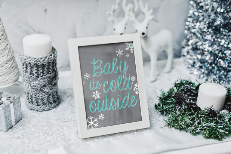 Baby It's Cold Outside Printable • Printables by Cottonwood Whispers