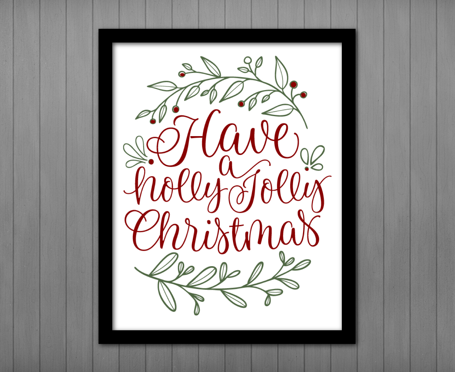 Have A Holly Jolly Christmas Printable Printables By Cottonwood