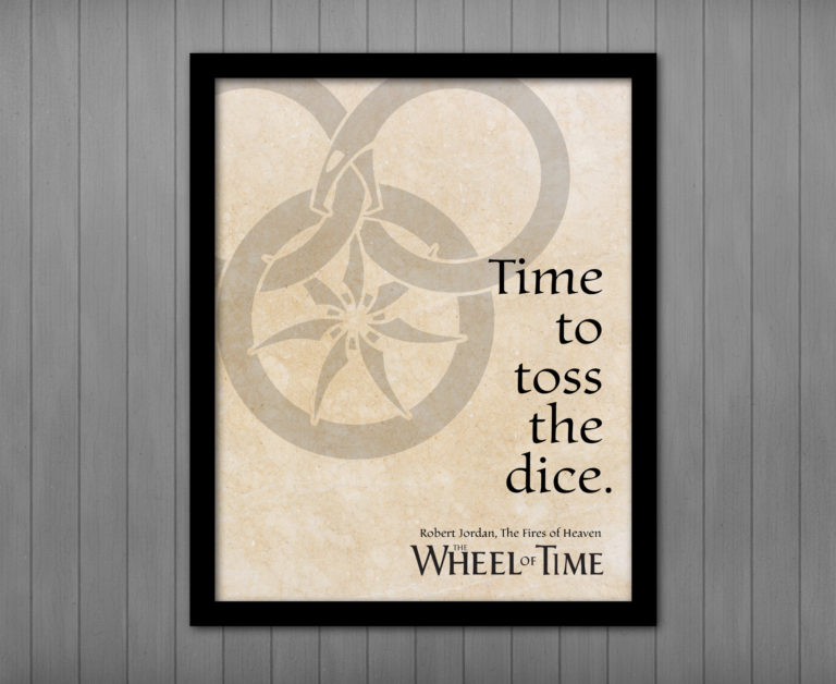 Time to toss the dice... Wheel of Time Printable • Printables by Cottonwood Whispers