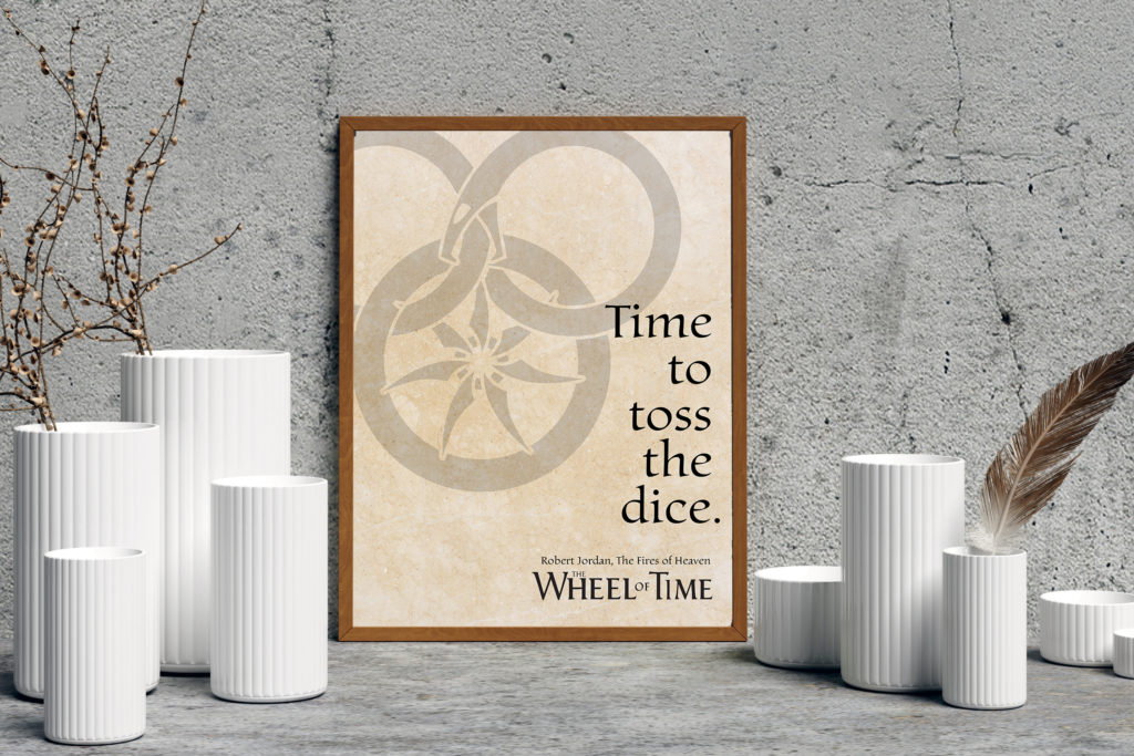 Time to toss the dice... Wheel of Time Printable • Printables by Cottonwood Whispers