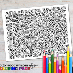 Adult printable coloring page