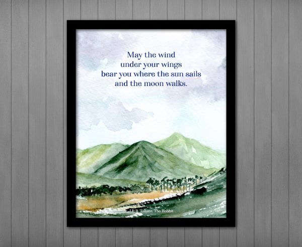 May the Wind... tolkien quote
