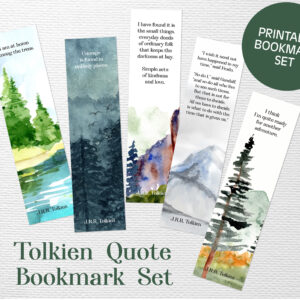 tolkien bookmarks